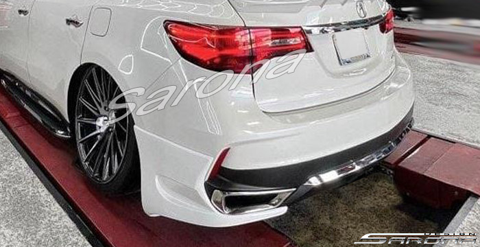 Custom Acura MDX  SUV/SAV/Crossover Rear Lip/Diffuser (2017 - 2020) - $650.00 (Part #AC-011-RA)